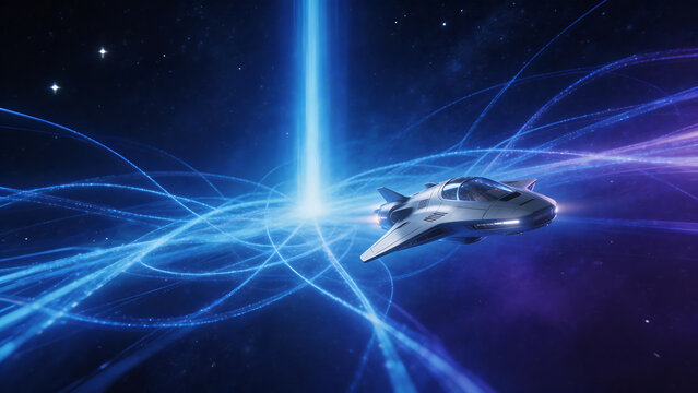Spaceship in cosmic energy field