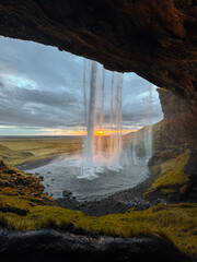 Seljalandsfoss in Iceland waterfall © Alina