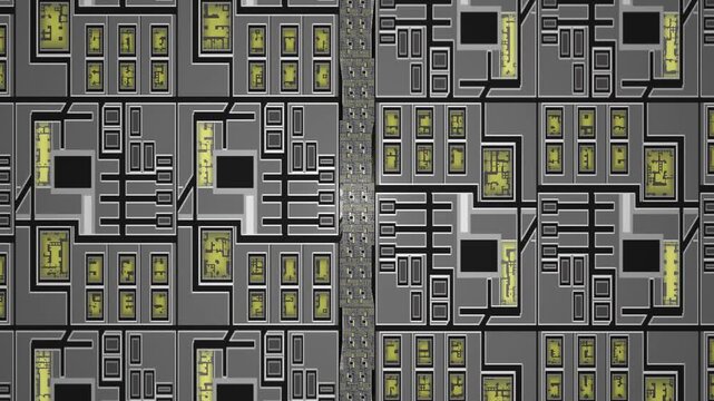 順番に開くドア