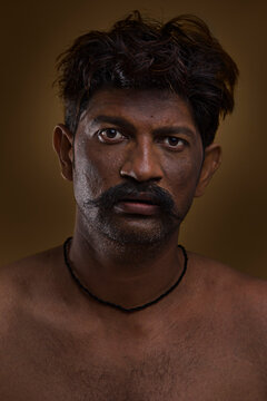 Portrait of Indian rural man