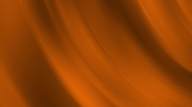 Abstract dark orange gradients soft silk texture wavy curved pattern ideal for backgrounds, fashion design, branding, and web design projects.