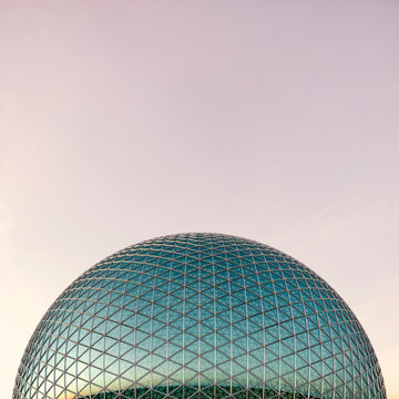 Glass dome, 3D Rendering