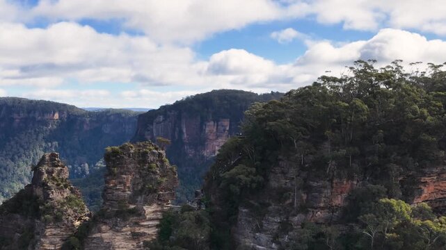The Three Sisters Rock Formations in the Blue Mountains