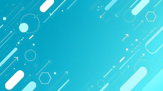 Modern Abstract Technology Background with Geometric Shapes