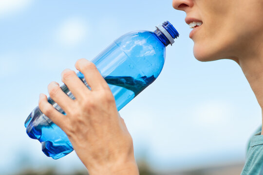 drinking water body health care concept	
