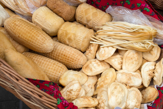 Oscypek, a traditional smoked cheese from the Podhale region of Poland