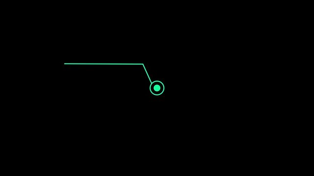 Hud callout rectangle text box animation. HUD graphics around the edges for use in movies, Technological HUD template callout. Motion graphics of hud callout icon. 4k video animation.
