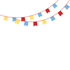 Obraz premium Circus Bunting Flag 