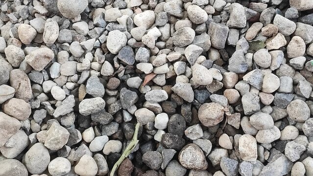 Small gravel stone texture background