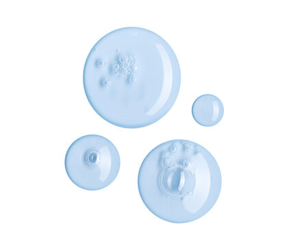 drops of serum gel close-up, cosmetic products