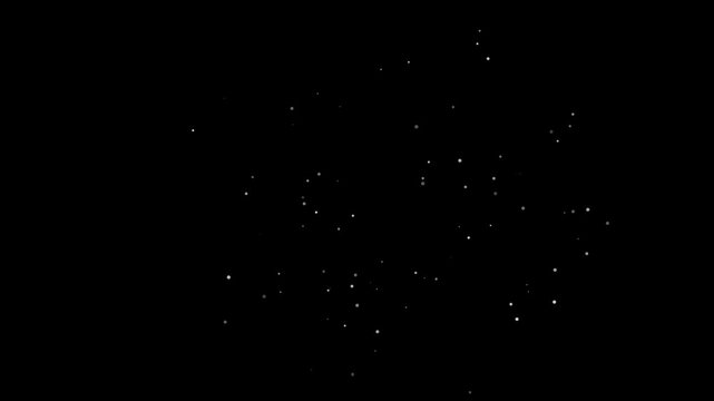 Dynamic swirling cosmic dust clouds expanding across deep space void with particles expanding gracefully captures mesmerizing swirling gracefully against backdrop video captures (3552)