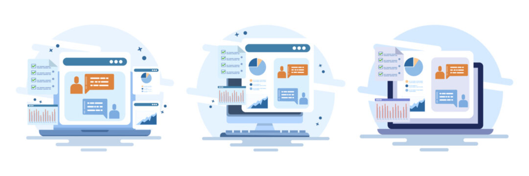 Project management illustration set featuring team collaboration, business planning, task organization, workflow management, project software, team coordination, productivity tools, and digital icons.
