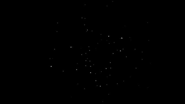 Cosmic expansive starfield drifting through infinite night sky with glowing celestial bodies with deep black starfield filled countless twinkling stars faint nebula trails horizon (3562)
