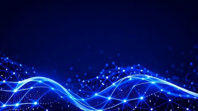 Wave Line Background for Modern Digital Communication,Web and Presentation