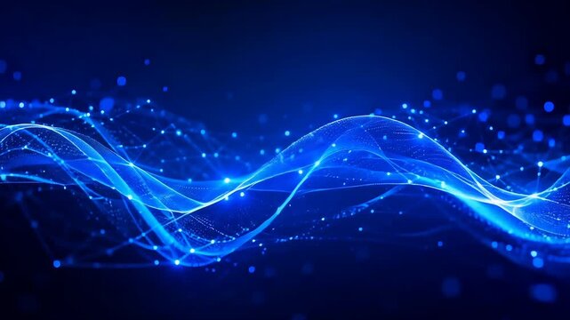 Wave Line Background for Modern Digital Communication,Web and Presentation