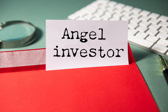 Business concept of angel investor