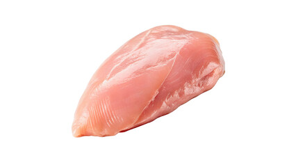 Fresh raw chicken breast fillet meat isolated on transparent background cut out © 1png-stock