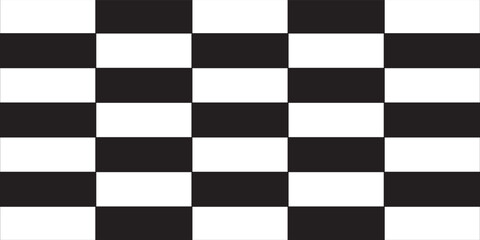 Fototapeta premium Checkered flag wave on white background design for sport race championship vector illustration.