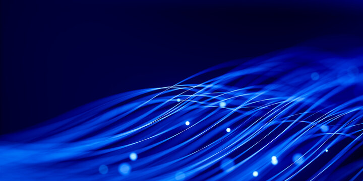 3D Dynamic Light Fiber Curve