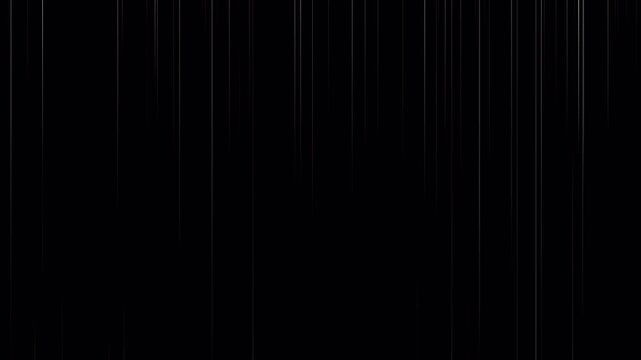 Vertical Rain Glitch Digital Noise Signal Falling Screen Background 4K UHD