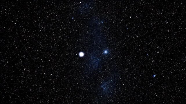 Starry sky twinkling material, deep starry sky universe background