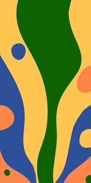 abstract colorful background with circles, procreate art colorful, abstract wallpaper