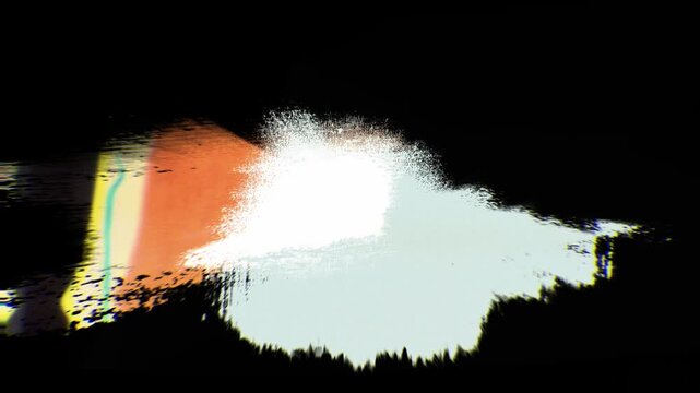 Stylized grunge light leak overlay with vintage film burn texture. Ideal for dynamic video transitions, artistic blending and intro edits.