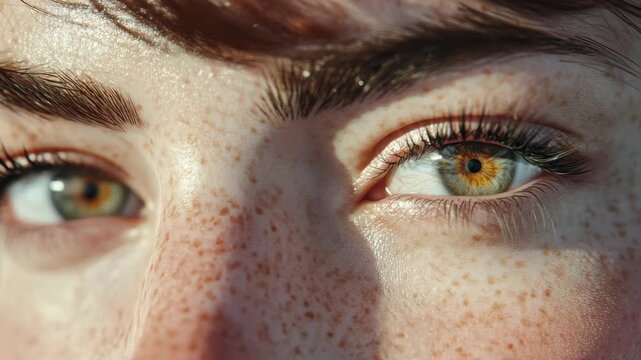 A serene portrait of a individual enjoying the warmth of the sun on their skin.