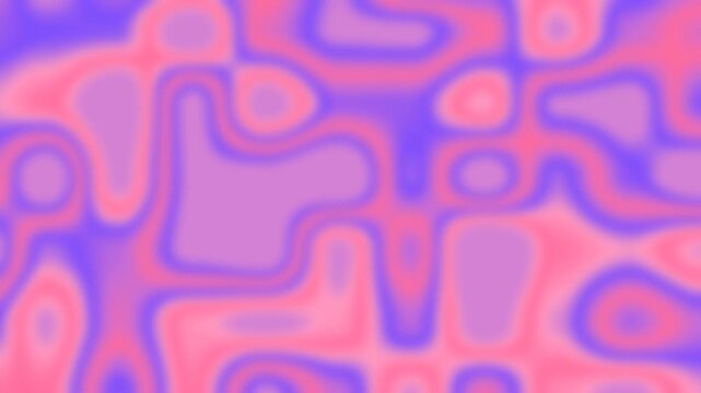 Pink and purple liquid abstract background with smooth wavy gradient shapes and soft psychedelic pattern. 2d animation