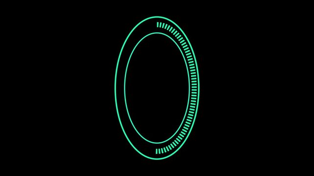 Progress Loading Circle. Loading circle icon animation 4K video animation.