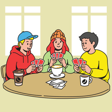Coffee Cards in Autumn