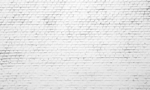White brick background