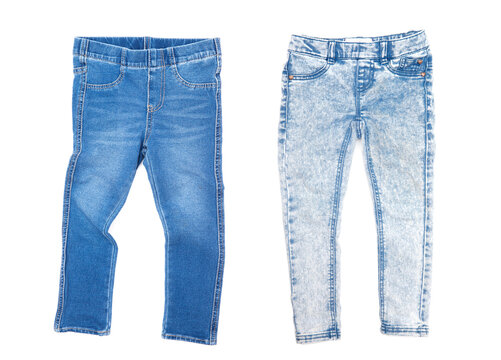 Blue Jeans Isolated on White