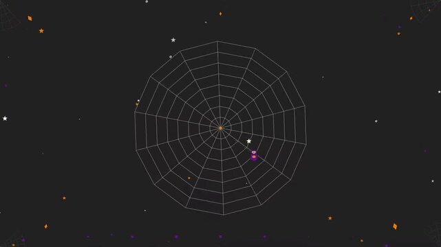 Funny animated Halloween-themed background video featuring a spinning motion.