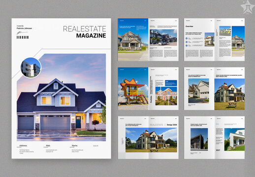 Real Estate Magazine Layout