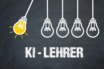 Fototapeta premium KI-Lehrer