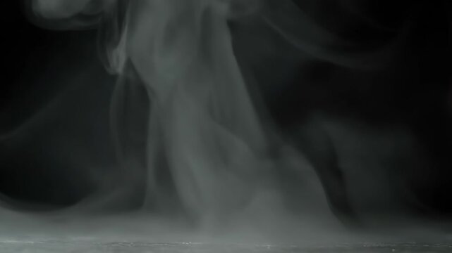 Smoke close-up material, ink smoke diffusion dynamic effect