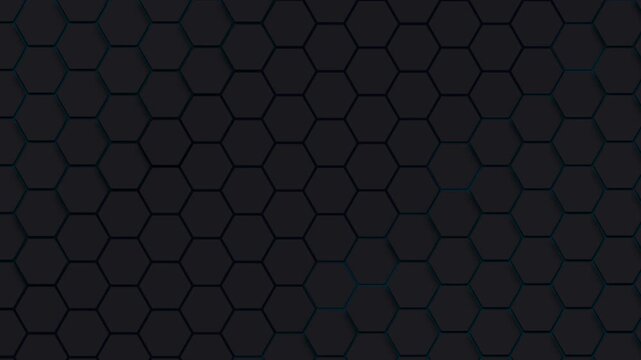 Abstract Cybernetic Hex-Grid Extrusion Seamless Loop 