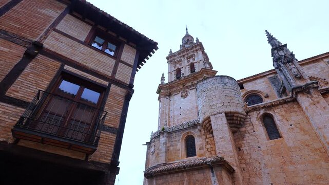 Cathedral of the Assumption of El Burgo de Osma in the Municipality of El Burgo de Osma, Province of Soria, Castile and Le&oacute;n, Spain, Europe