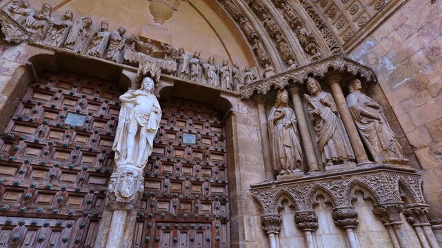 Cathedral of the Assumption of El Burgo de Osma in the Municipality of El Burgo de Osma, Province of Soria, Castile and Le&oacute;n, Spain, Europe