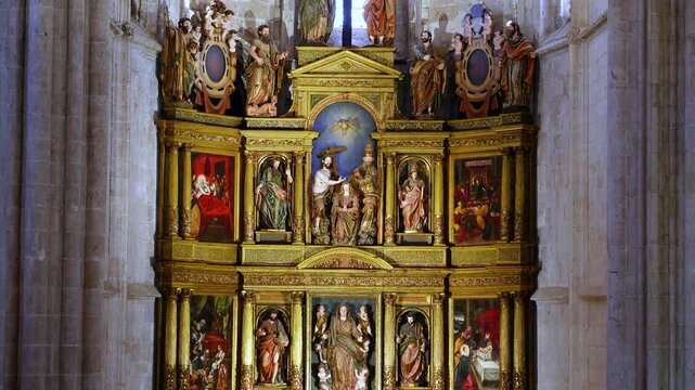 Church of Santa Mar&iacute;a la Real in the city of Aranda de Duero. Ribera del Duero region. Burgos. Castile and Le&oacute;n. Spain. Europe