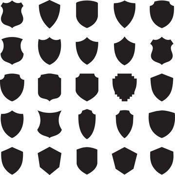 Black pentagon shapes arranged in a 5x5 grid pattern geometric shape abstract monochrome