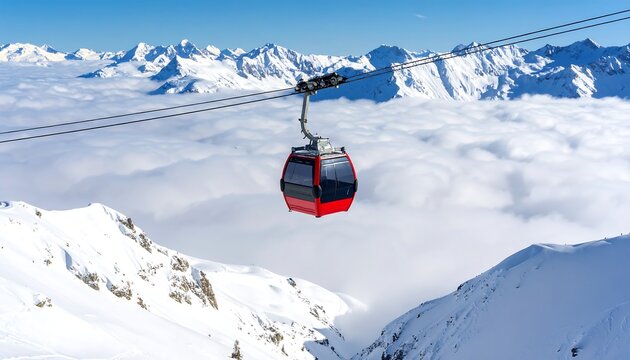 Snowboarder performing aerial trick on snowy mountain.