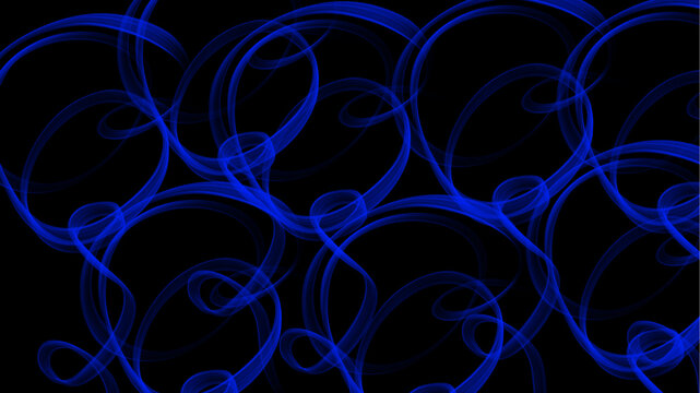 Blue smoke cloud abstract background