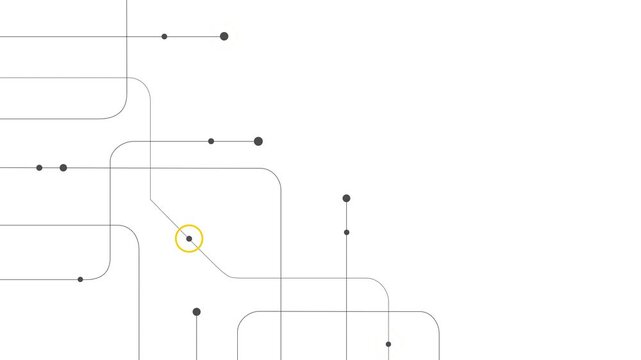 Abstract geometric connect lines and dots.Simple technology graphic background.Illustration Vector design Network and Connection concept.