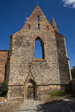 Ruin of the monastery "Rosa Coeli" in Dolni Kounice,Czech Republic,Europe
