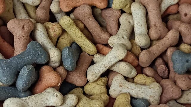 close up of dry animal food