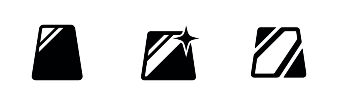 Reflective Surface and Polished Material Icons