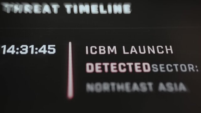 ICBM Launch Detected at fine 14 31 45