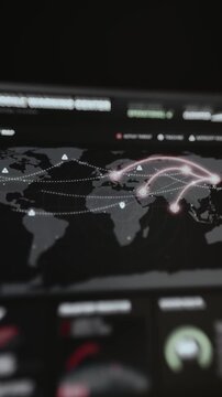Vertical Global Threat Trajectory Network